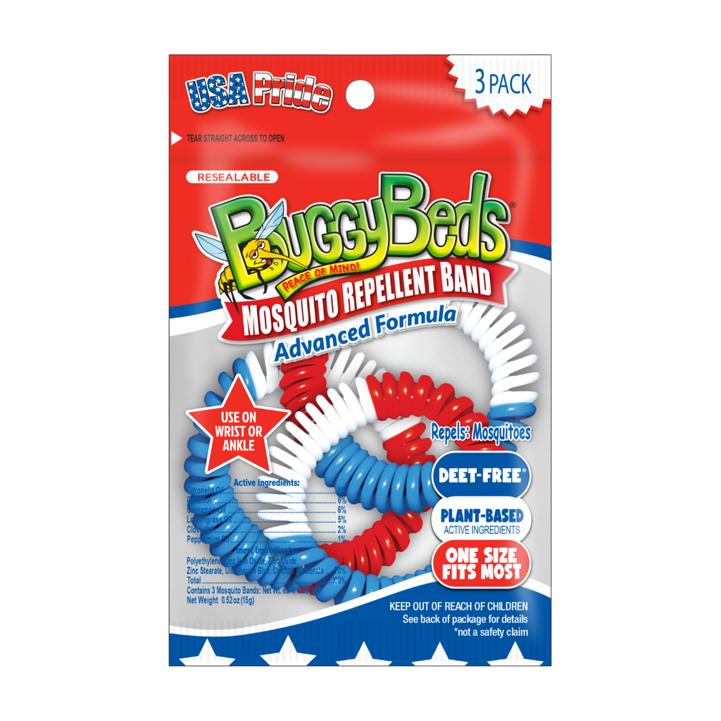 USA Mosquito Repellent Bands - 3 Pack