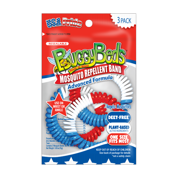 USA Mosquito Repellent Bands - 3 Pack