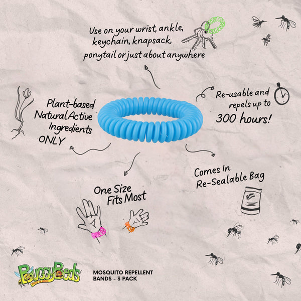 Mosquito Repellent Bands- 3 Pack