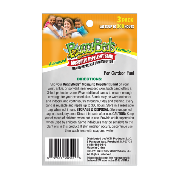 Mosquito Repellent Bands- 3 Pack
