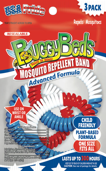 USA Mosquito Repellent Bands - 3 Pack